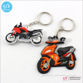 2016 new style fashion keychain Motorcycle Shape custom 3d pvc keychain